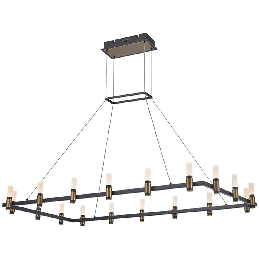 Eurofase Altamont 52-Inch Rectangular Chandelier