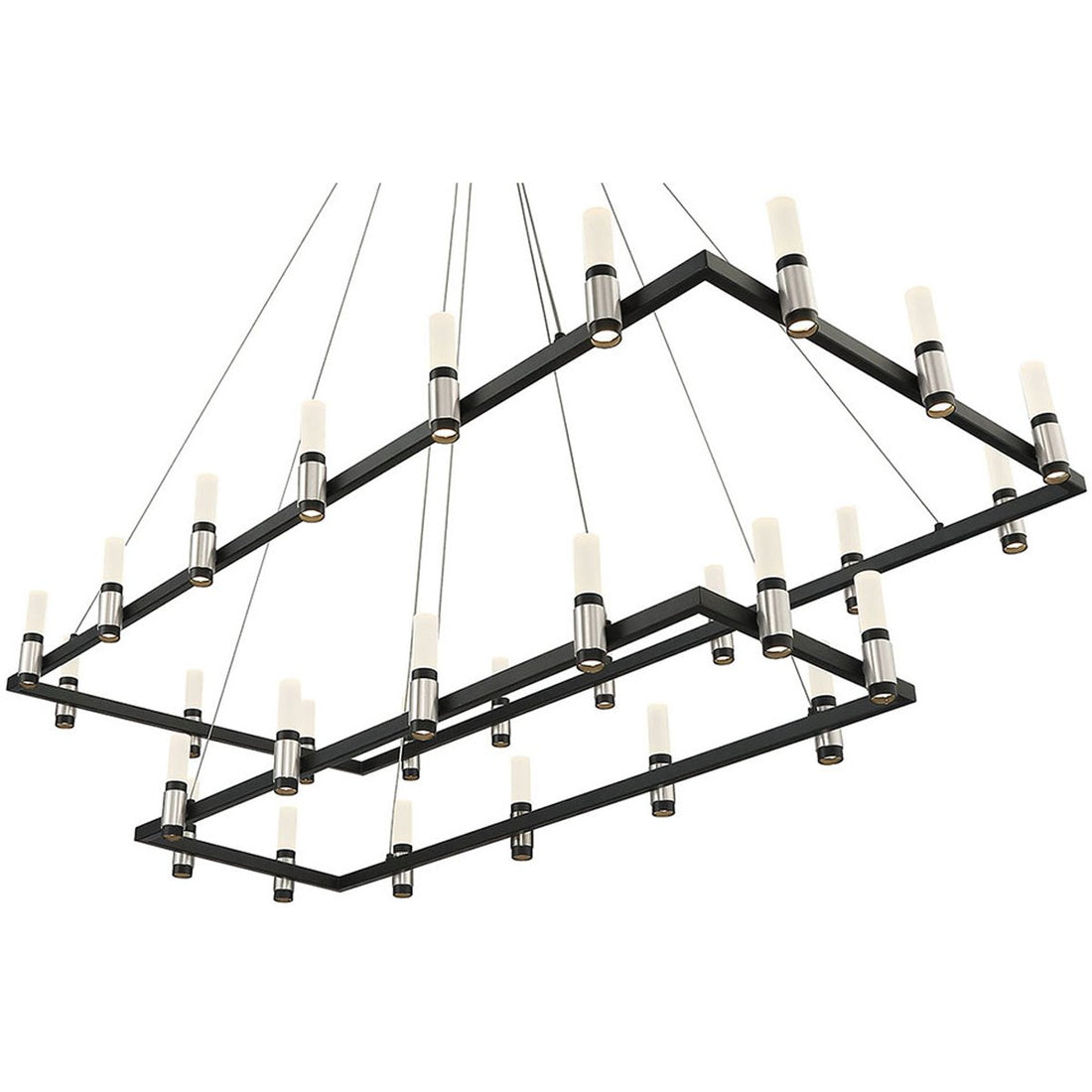 Eurofase Altamont 52-Inch 2-Tier Rectangular Chandelier