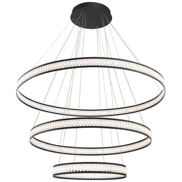 Eurofase Forster 60-Inch 3-Tier Chandelier