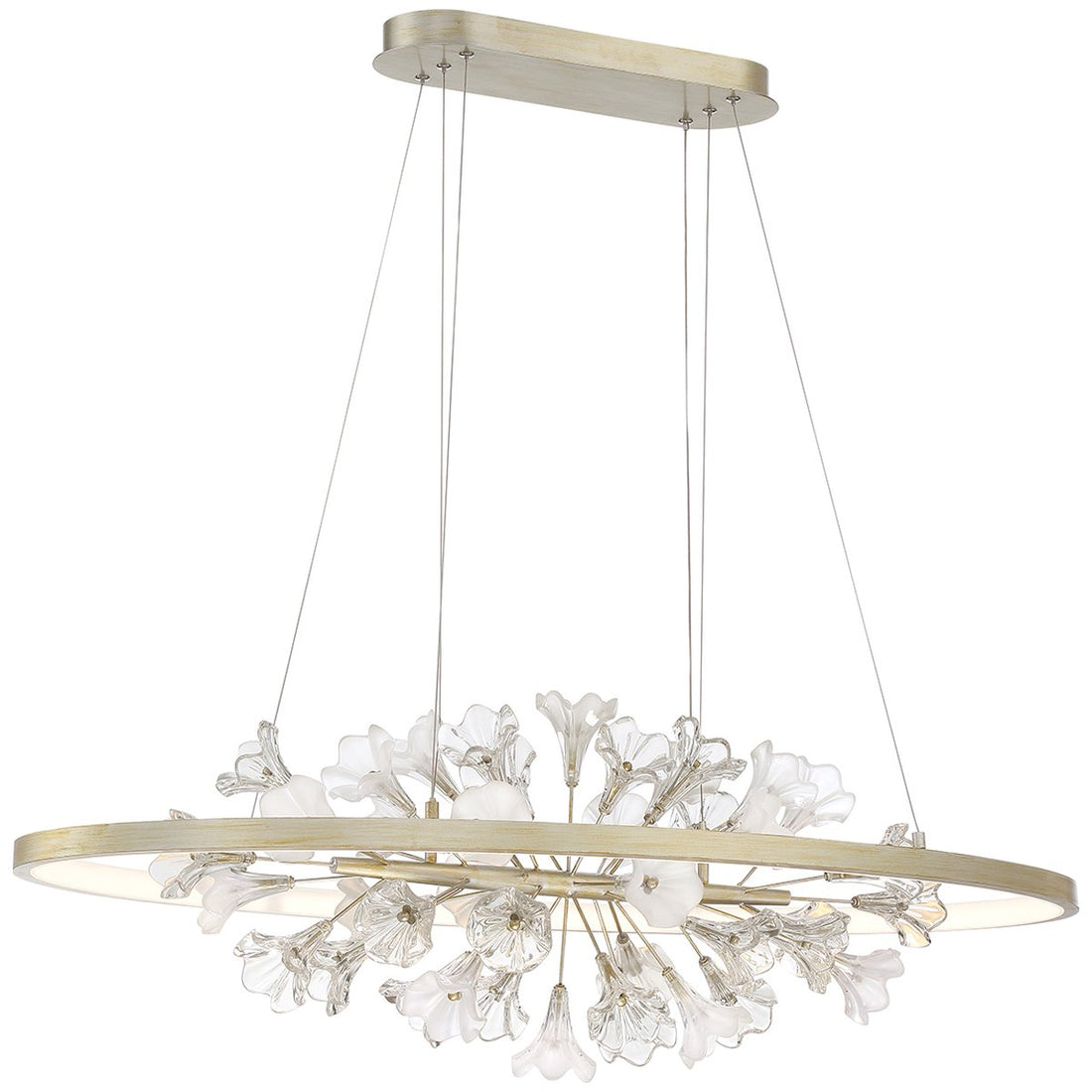 Eurofase Clayton 43-Inch Oval Chandelier