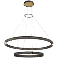 Eurofase Admiral 48-Inch 2-Tier Round Chandelier