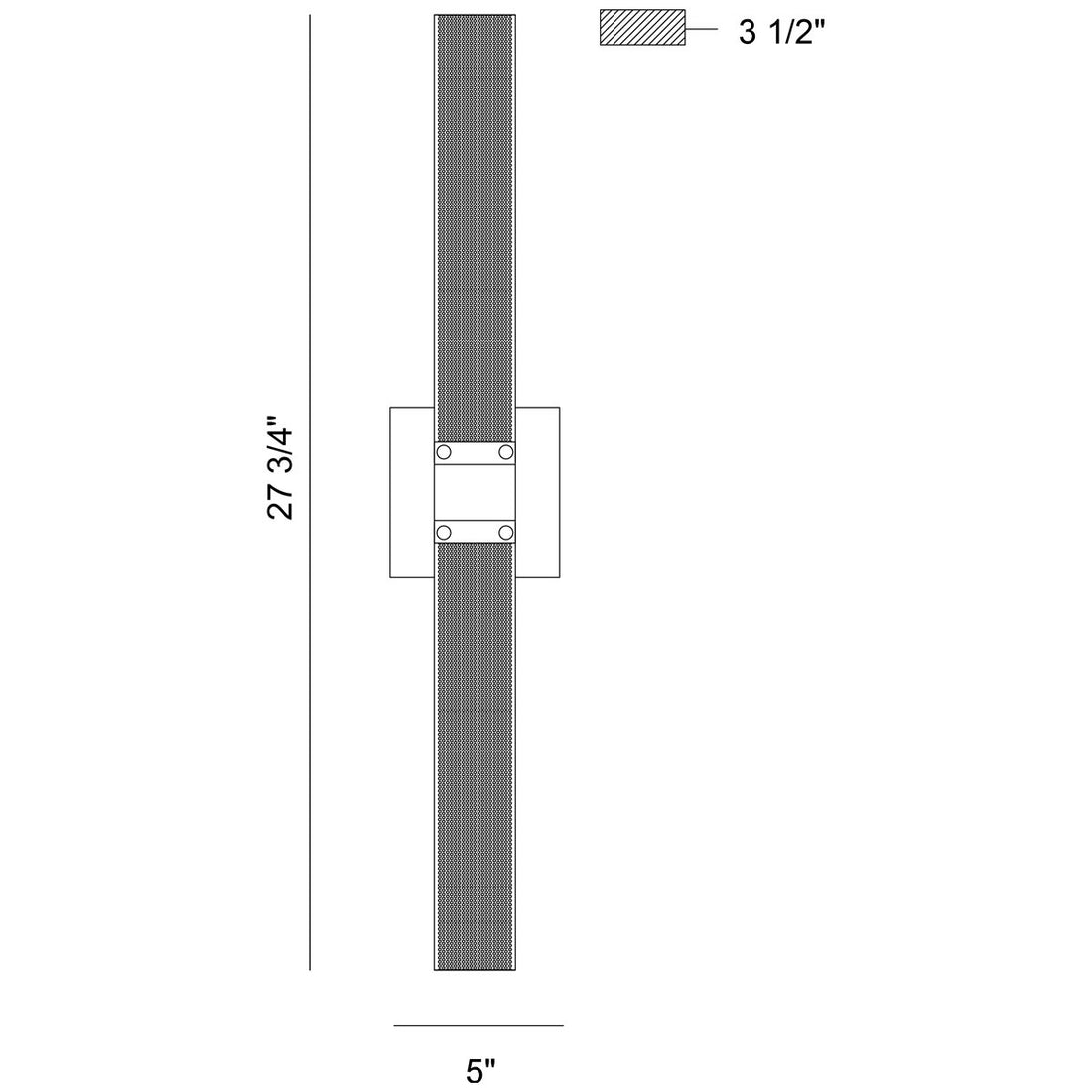 Eurofase Admiral Large LED Wall Sconce