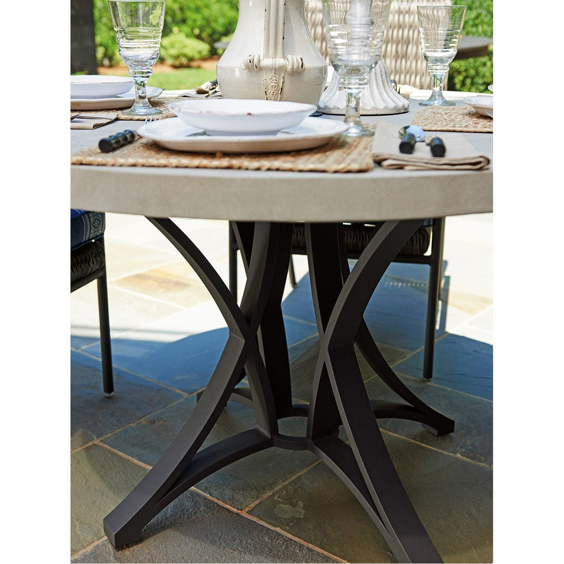 Tommy Bahama Dining Table with Weatherstone Top