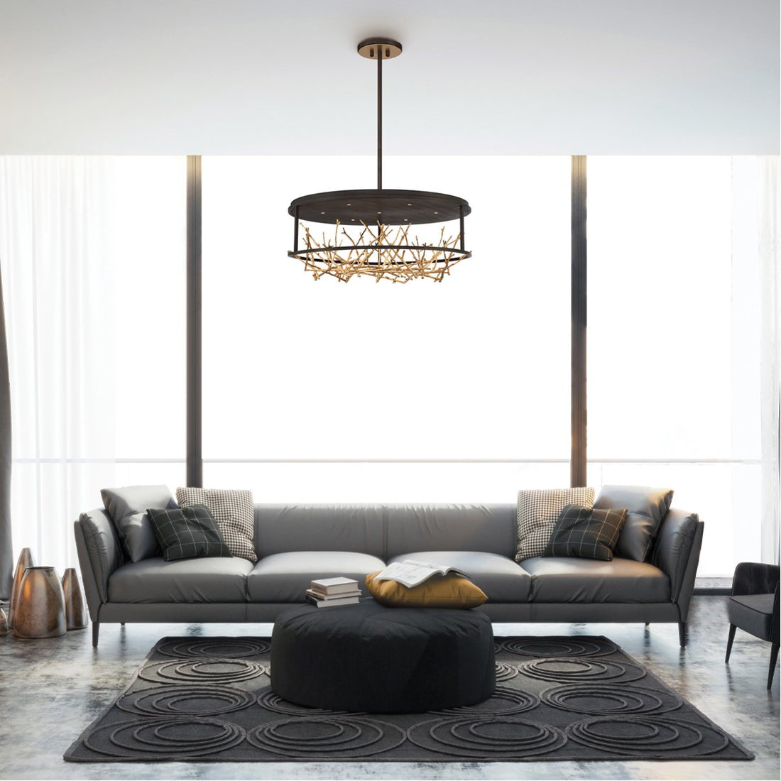 Eurofase Aerie 7-Light Round LED Chandelier