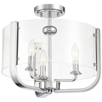 Eurofase Campisi 3-Light Semi Flushmount