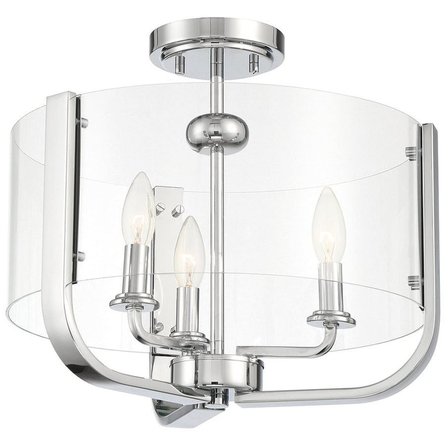 Eurofase Campisi 3-Light Semi Flushmount