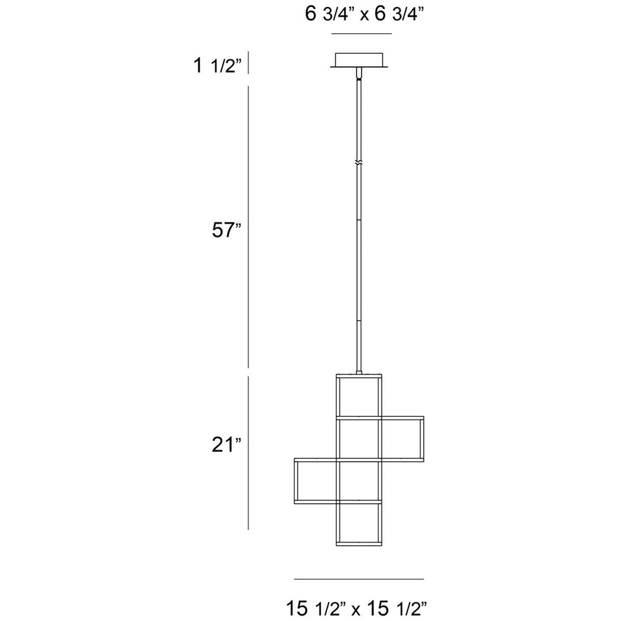 Eurofase Ferro 5-Light LED Pendant