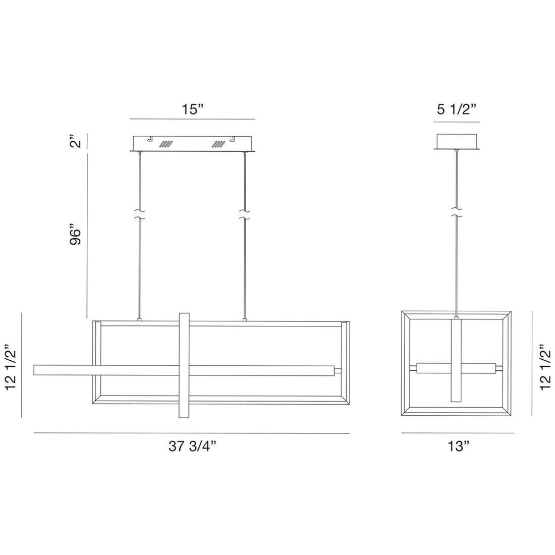 Eurofase Bordo Small LED Chandelier