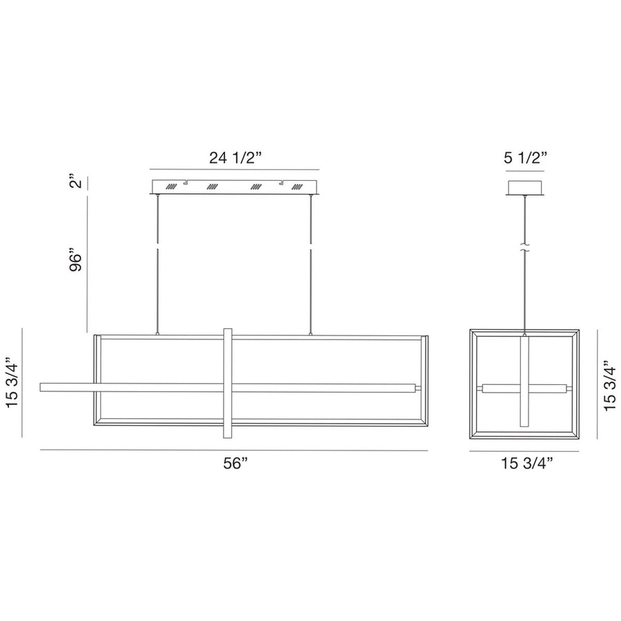 Eurofase Bordo Large LED Chandelier