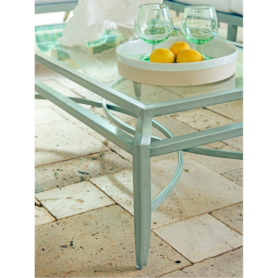 Tommy Bahama Silver Sands Rectangular Cocktail Table