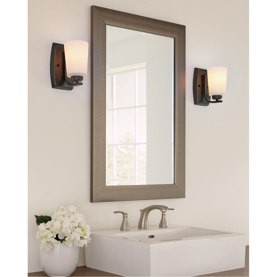 Sea Gull Lighting Franport 1-Light Wall/Bath Sconce without Bulb