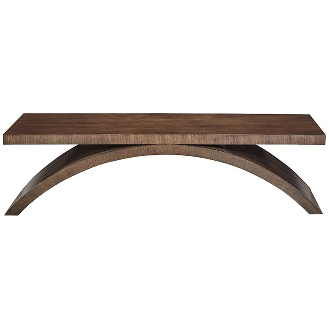 Hickory White Modern Retreat Valley Modern Walnut Cocktail Table