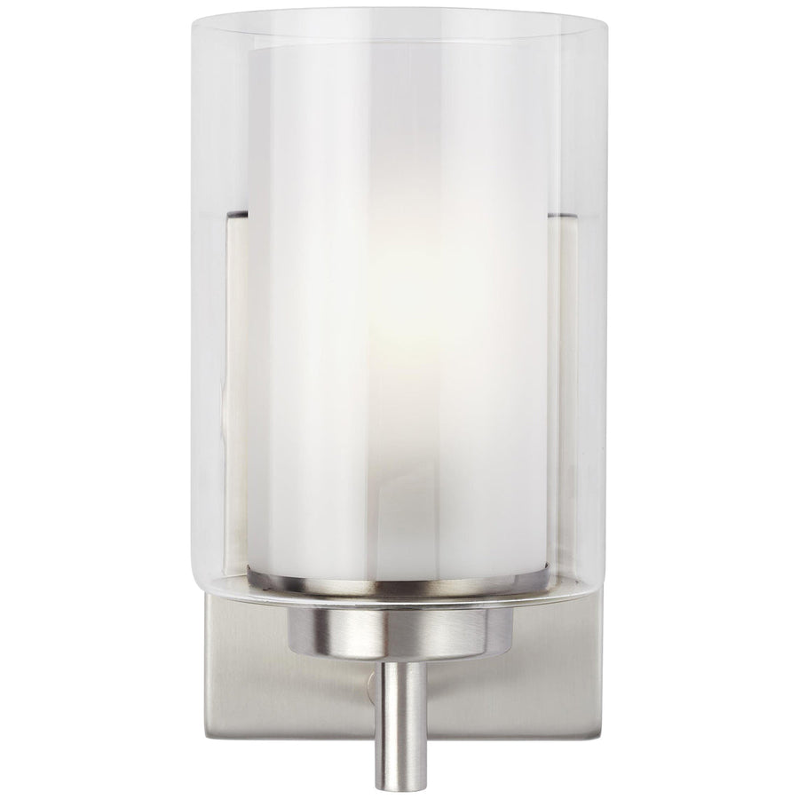 Sea Gull Lighting Elmwood Park 1-Light Wall/Bath Sconce without Bulb