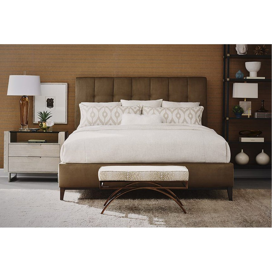 Hickory White Modern Retreat Carmel Modern Walnut King Bed