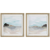 Uttermost Glacial Coast Framed Prints, Set of 2