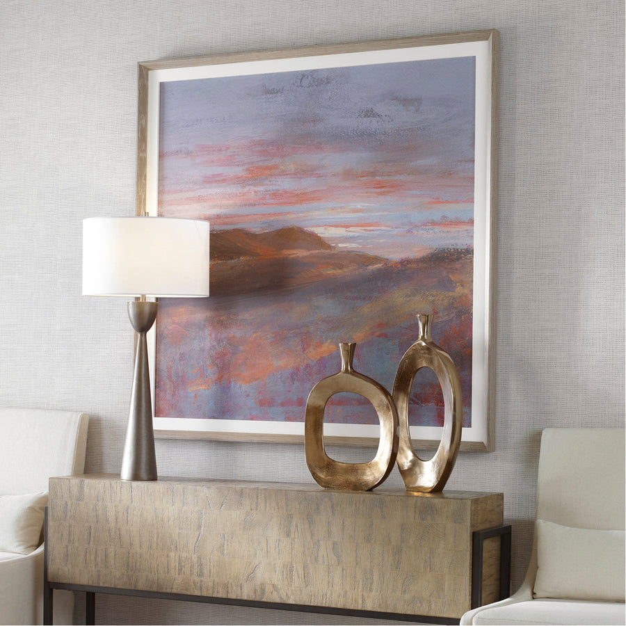 Uttermost Dawn on The Hills Framed Print