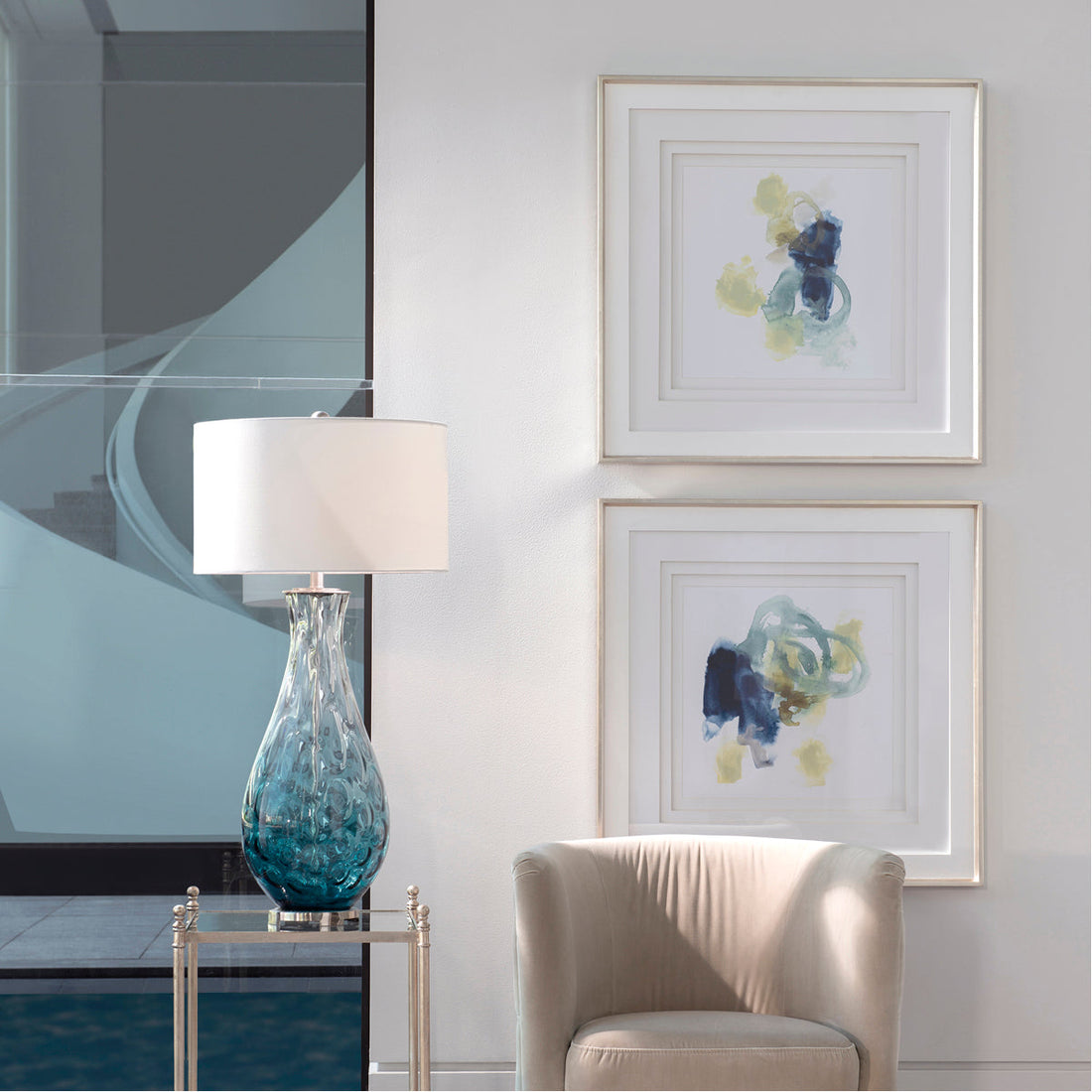 Uttermost Integral Motion Framed Prints, Set of 2