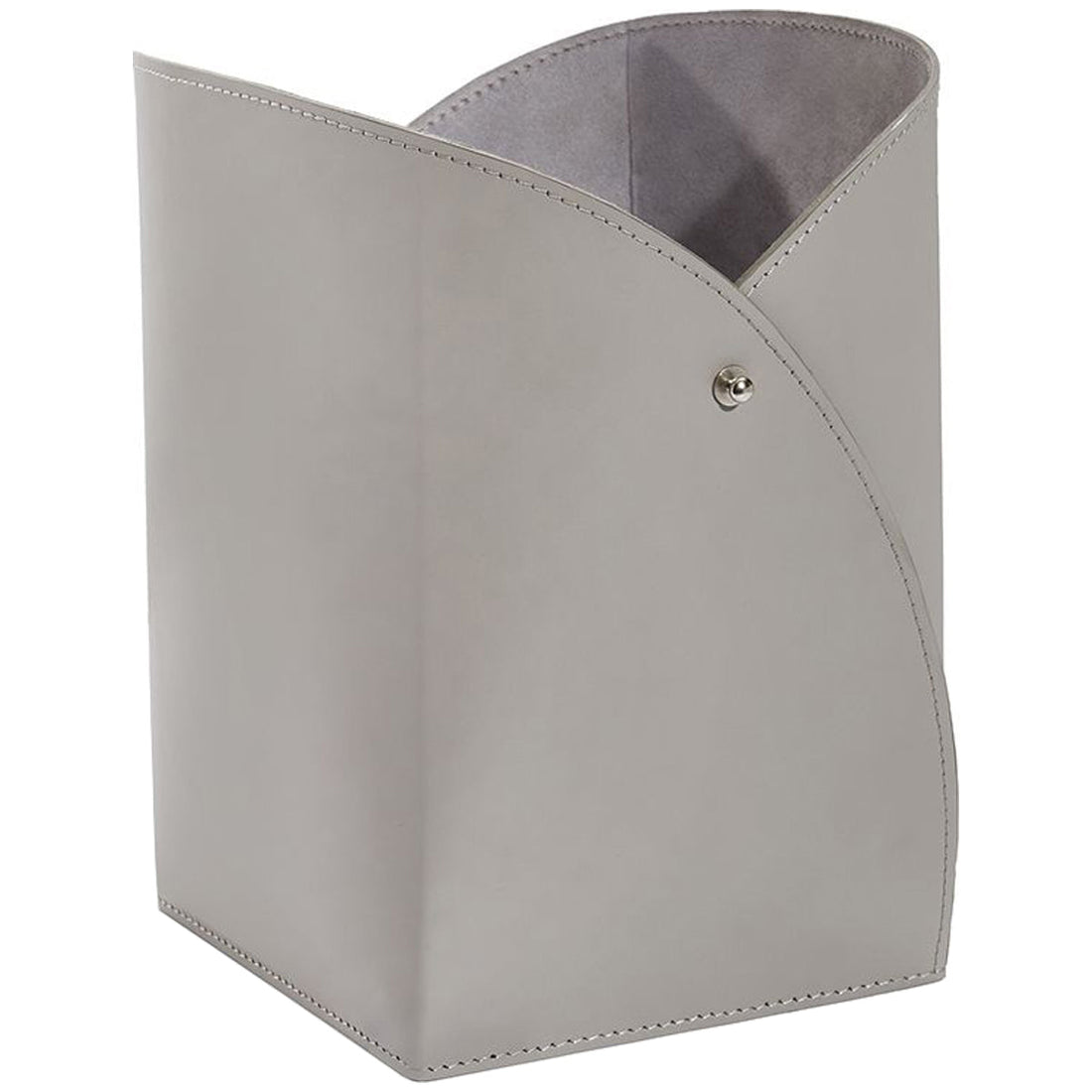 Interlude Home Tulip Wastebasket - Light Grey