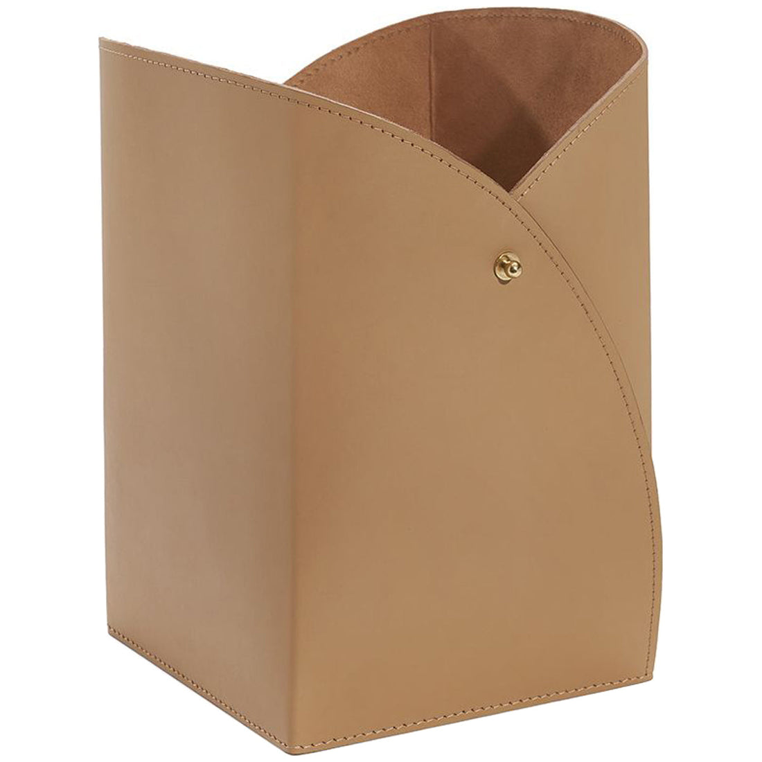 Interlude Home Tulip Wastebasket - Fawn