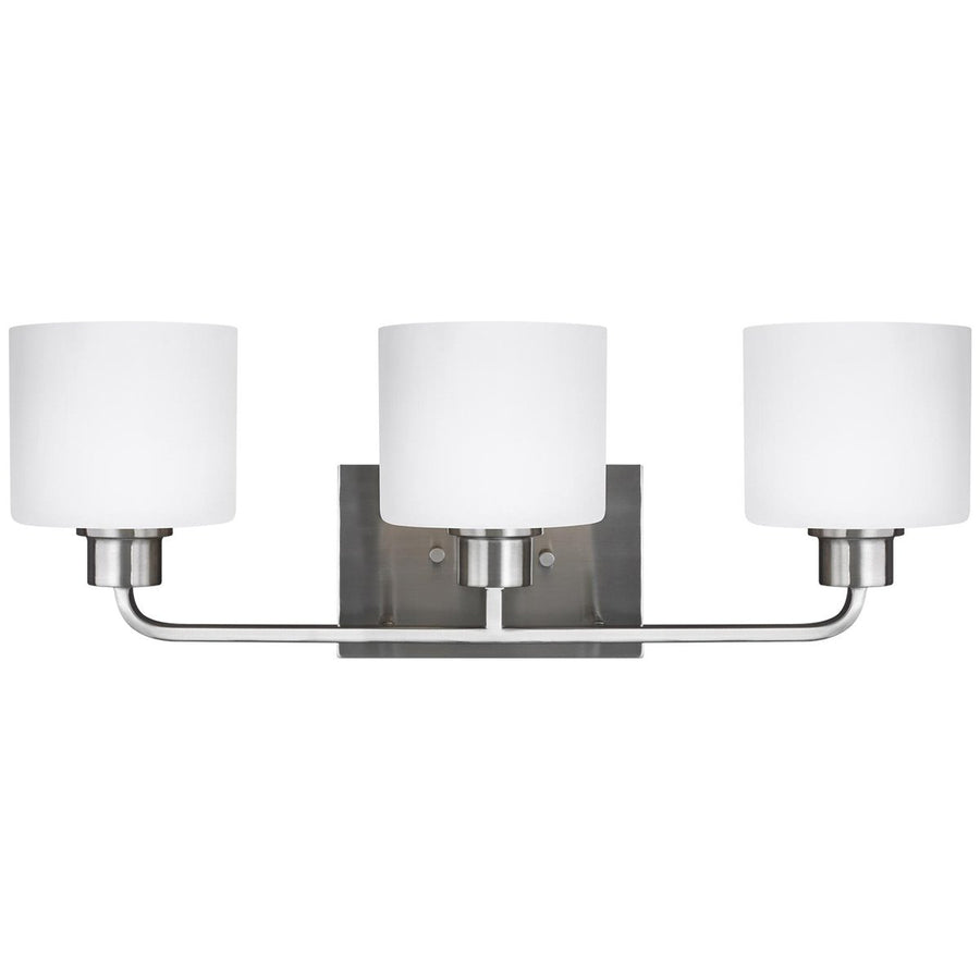 Sea Gull Lighting Canfield 3-Light Wall/Bath Light