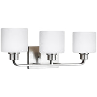 Sea Gull Lighting Canfield 3-Light Wall/Bath Light