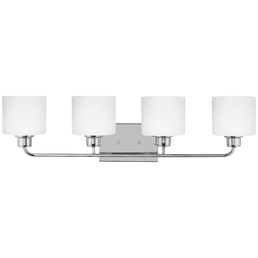 Sea Gull Lighting Canfield 4-Light Wall/Bath Sconce without Bulb