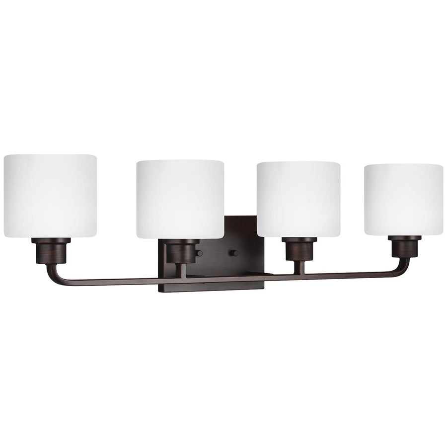 Sea Gull Lighting Canfield 4-Light Wall/Bath Light