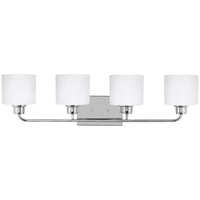 Sea Gull Lighting Canfield 4-Light Wall/Bath Sconce with Bulb