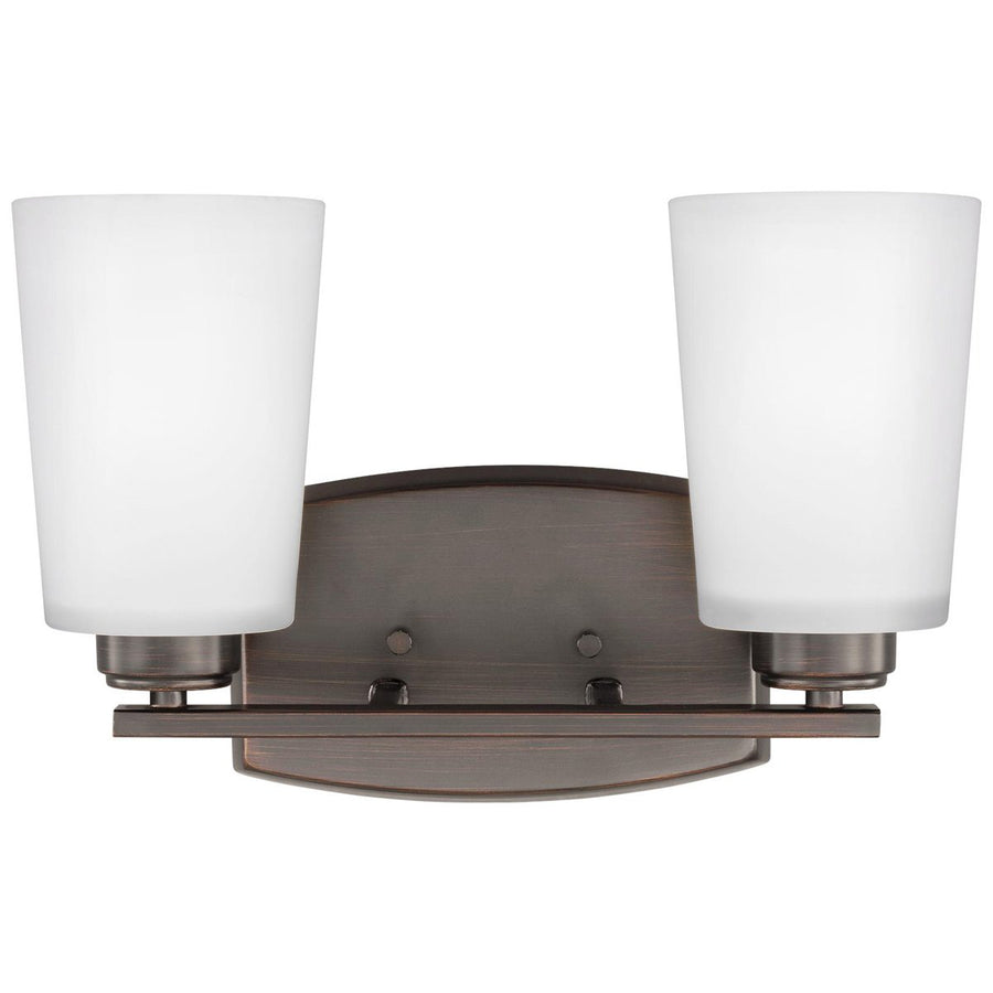 Sea Gull Lighting Franport 2-Light Wall/Bath Light