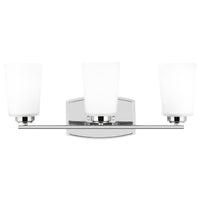 Sea Gull Lighting Franport 3-Light Wall/Bath Sconce without Bulb