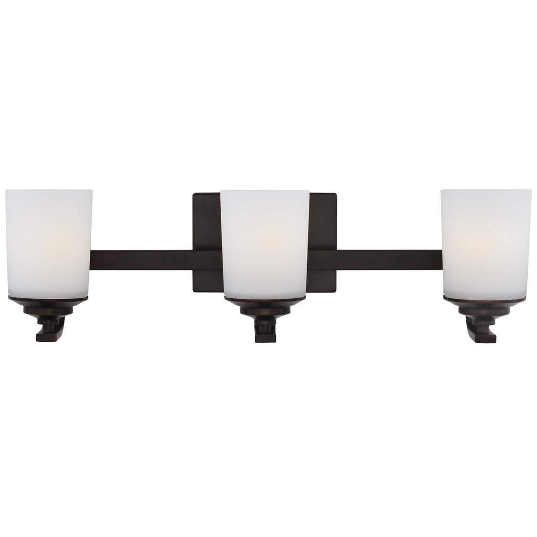 Sea Gull Lighting Kemal 3-Light Wall/Bath Sconce with Bulb