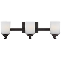 Sea Gull Lighting Kemal 3-Light Wall/Bath Sconce with Bulb