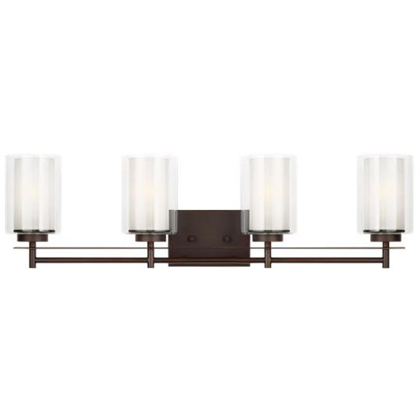 Sea Gull Lighting Elmwood Park 4-Light Wall/Bath Sconce without Bulb