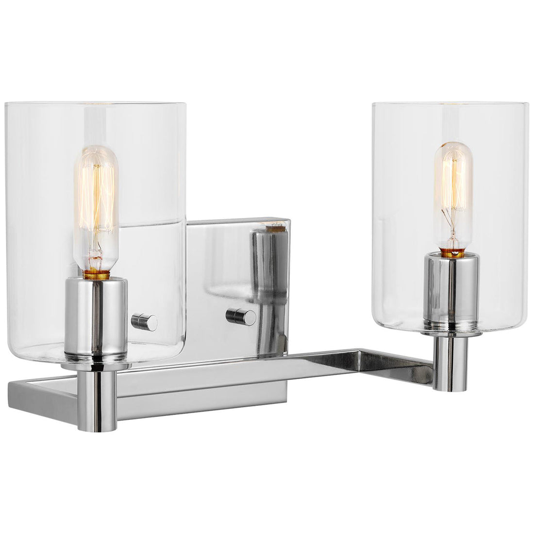 Sea Gull Lighting Fullton 2-Light Wall/Bath Sconce without Bulb