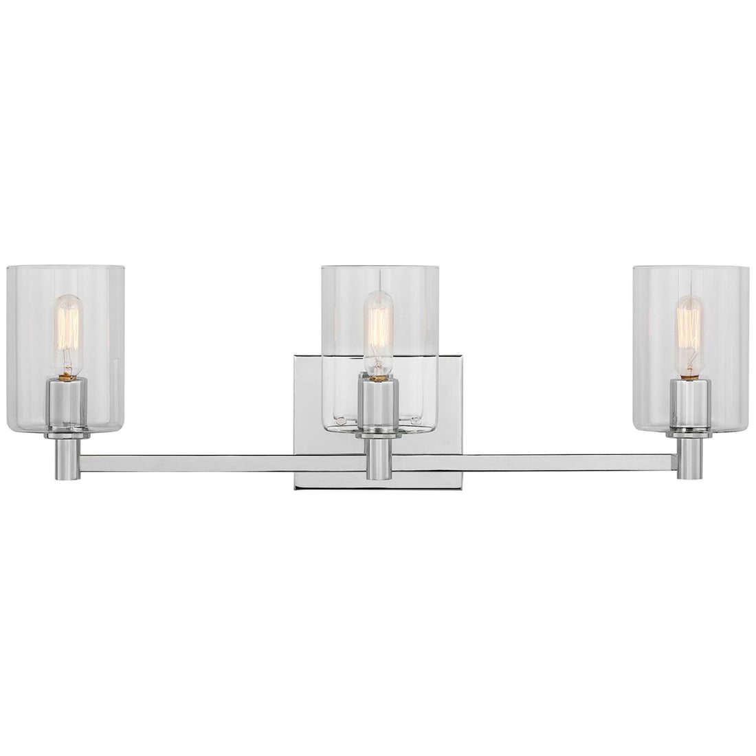 Sea Gull Lighting Fullton 3-Light Wall/Bath Sconce without Bulb