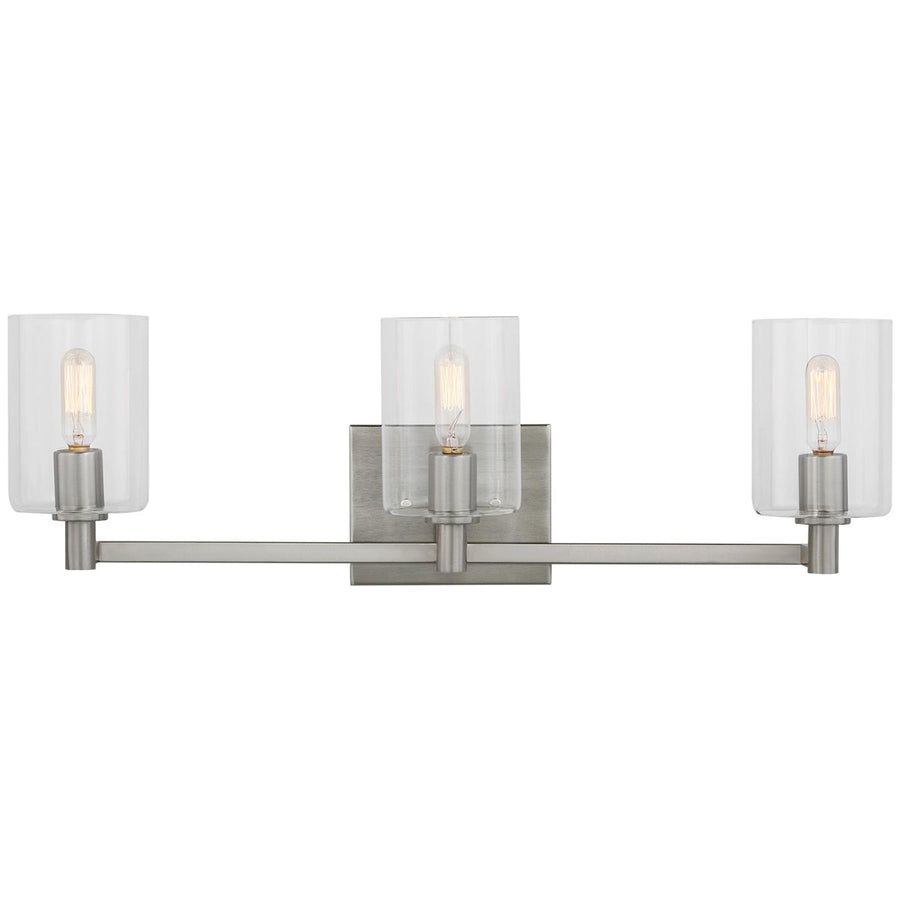 Sea Gull Lighting Fullton 3-Light Wall/Bath Sconce without Bulb