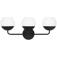 Sea Gull Lighting Alvin 3-Light Wall/Bath Sconce without Bulb