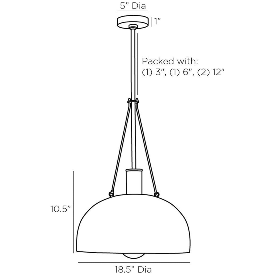 Arteriors Madea Pendant