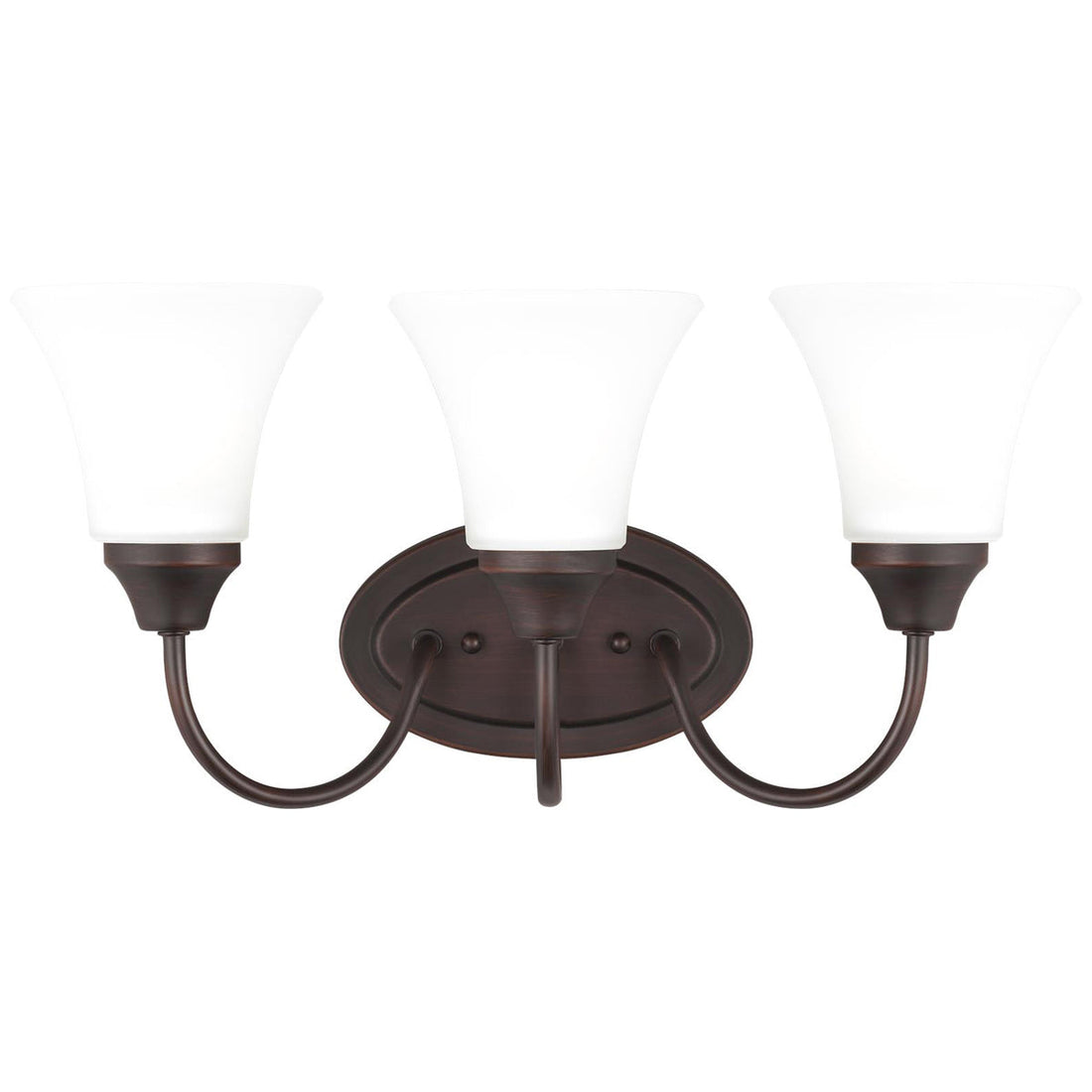 Sea Gull Lighting Holman 3-Light Wall/Bath Sconce without Bulb