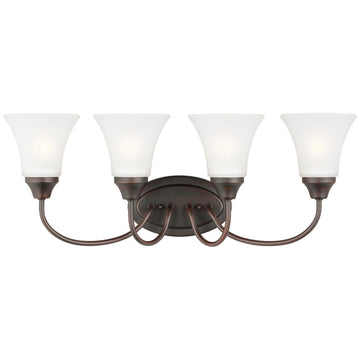 Sea Gull Lighting Holman 4-Light Wall/Bath Sconce without Bulb