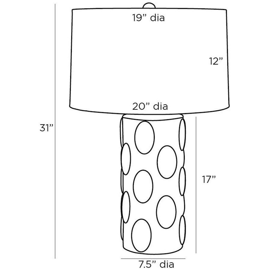 Arteriors Jardanna Lamp