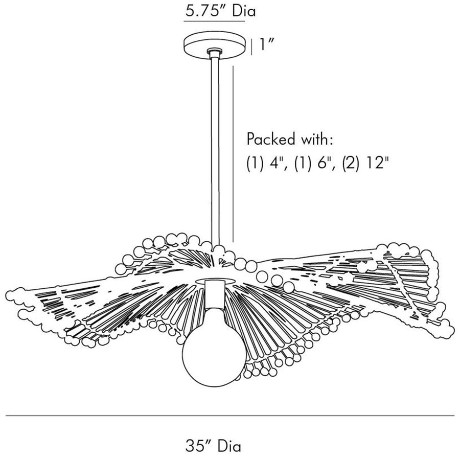 Arteriors Waverly Pendant