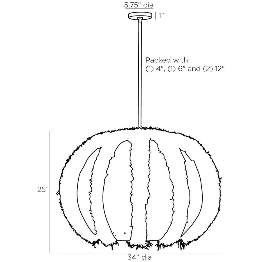 Arteriors Johanna Pendant