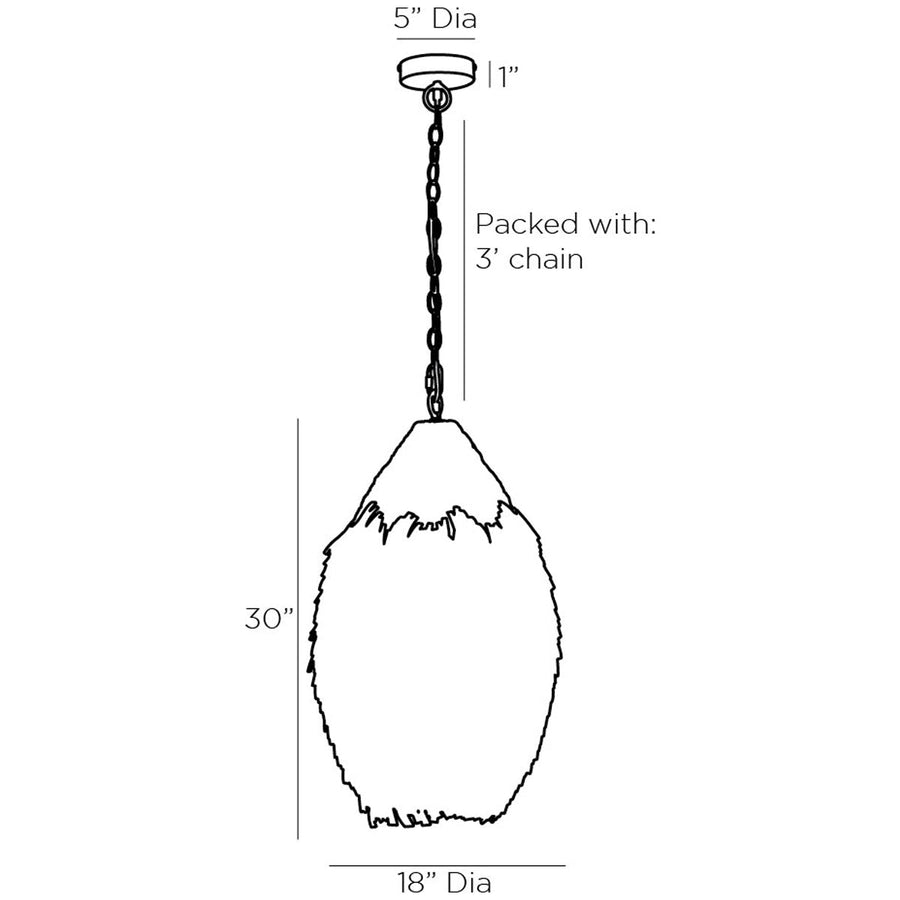 Arteriors Orla Pendant