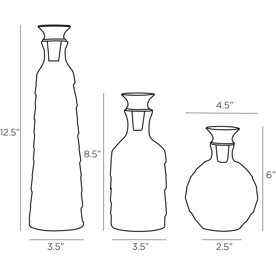 Arteriors Macklin Decanters, 3-Piece Set