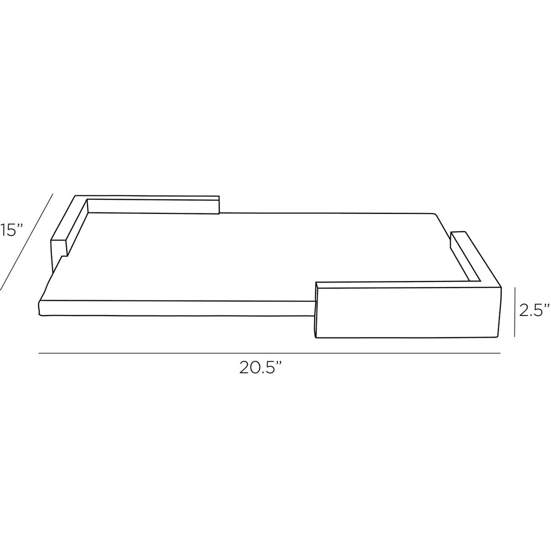 Arteriors Odin Tray