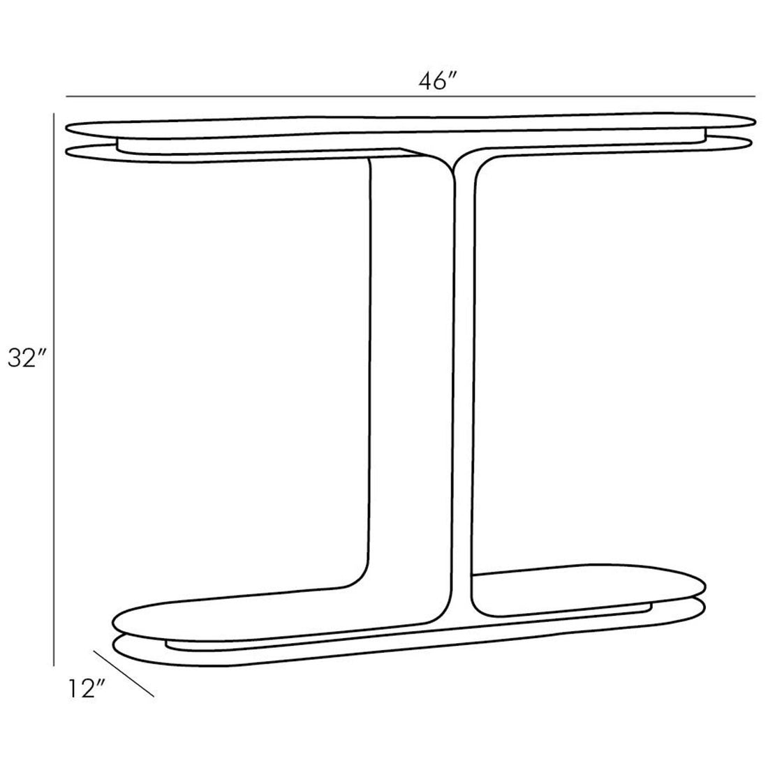 Arteriors Alberto Console Table