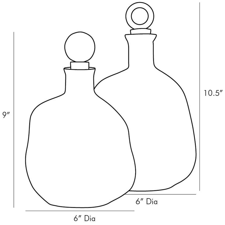 Arteriors Frances Decanters, 2-Piece Set