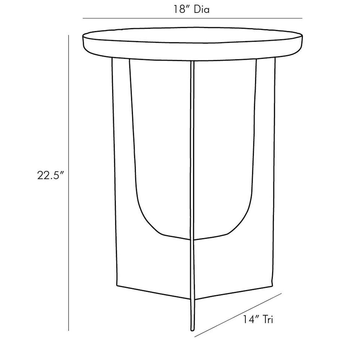 Arteriors Dustin Accent Table