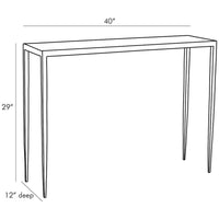 Arteriors Hogan Large Console Table